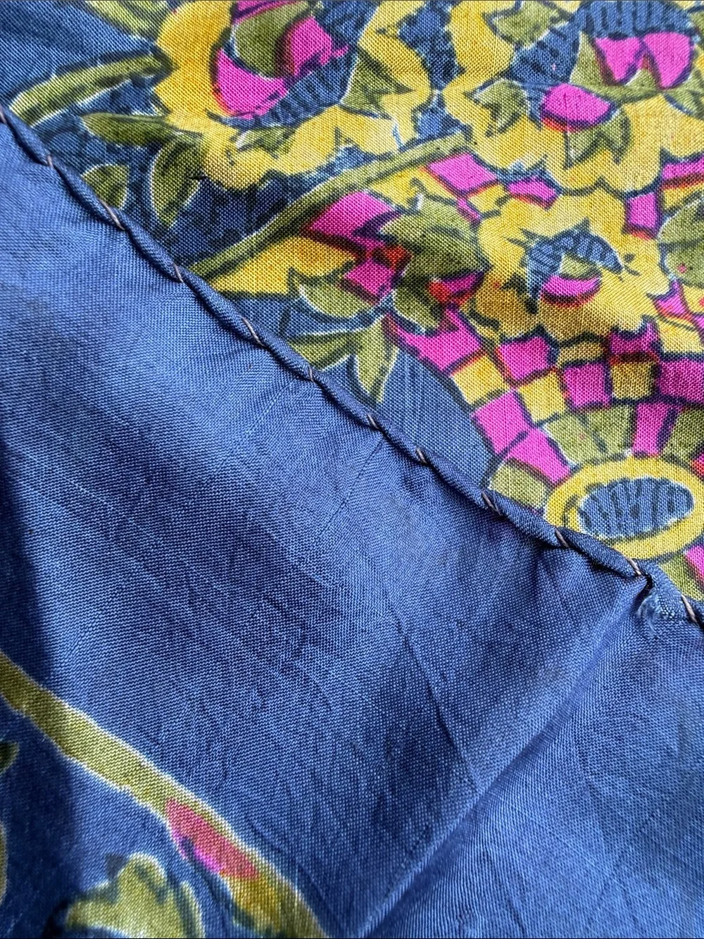 Vintage Silk Scarf 1970-80s